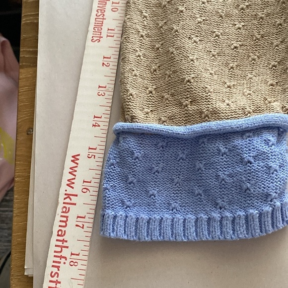 Vintage Y2K 90s Patchwork Cardigan Sweater Womens XL Cotton Pastels Cottagecore - Picture 6 of 11